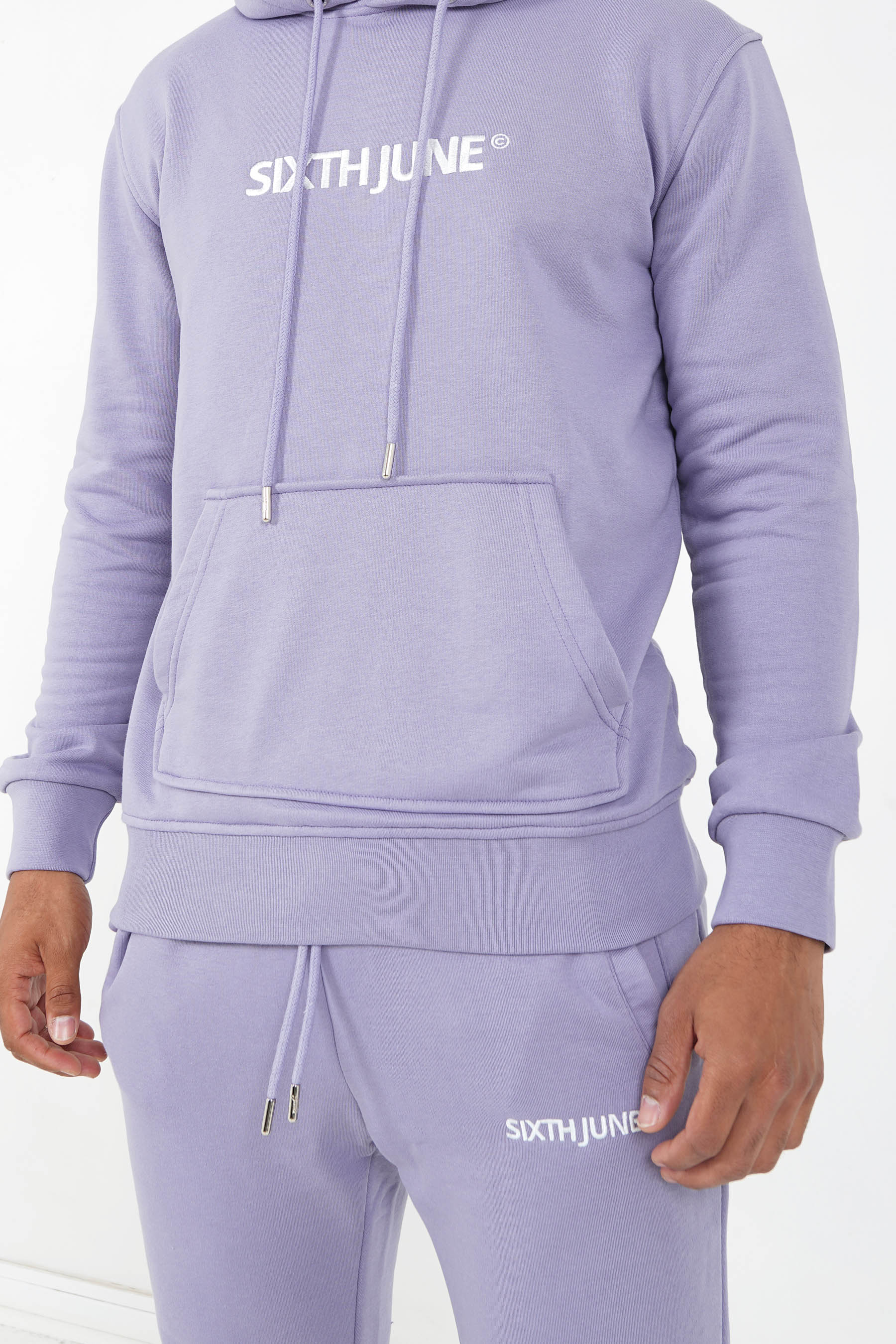 Jogging soft logo brodé Violet