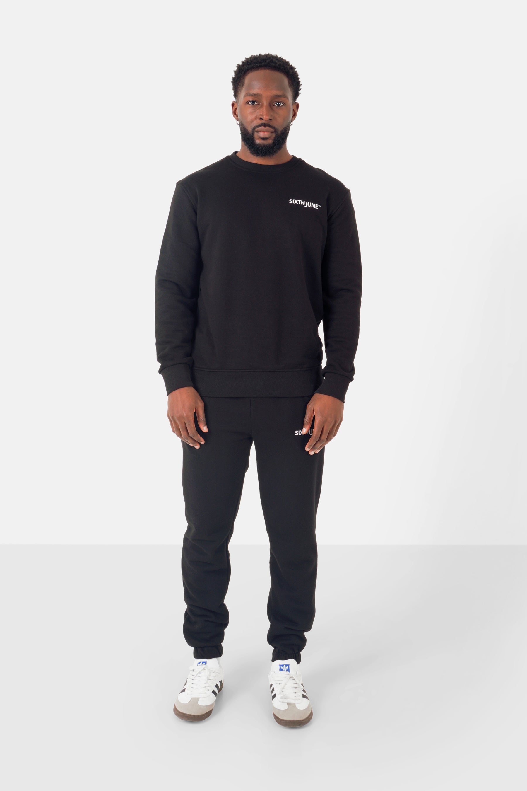 Jogging soft logo brodé Noir