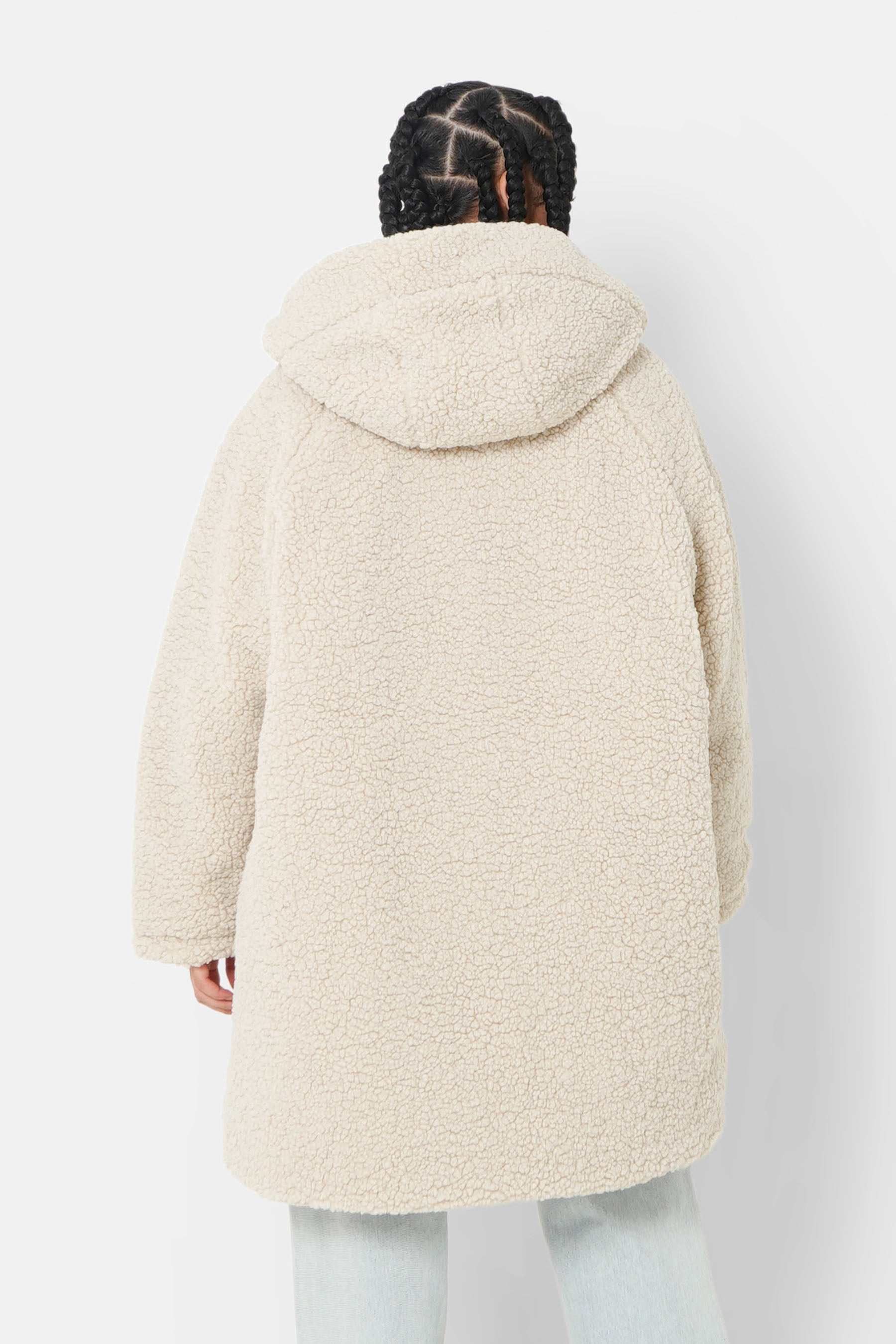 Manteau oversize réversible Beige