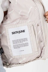 IRIDESCENT oversized puffer jacket