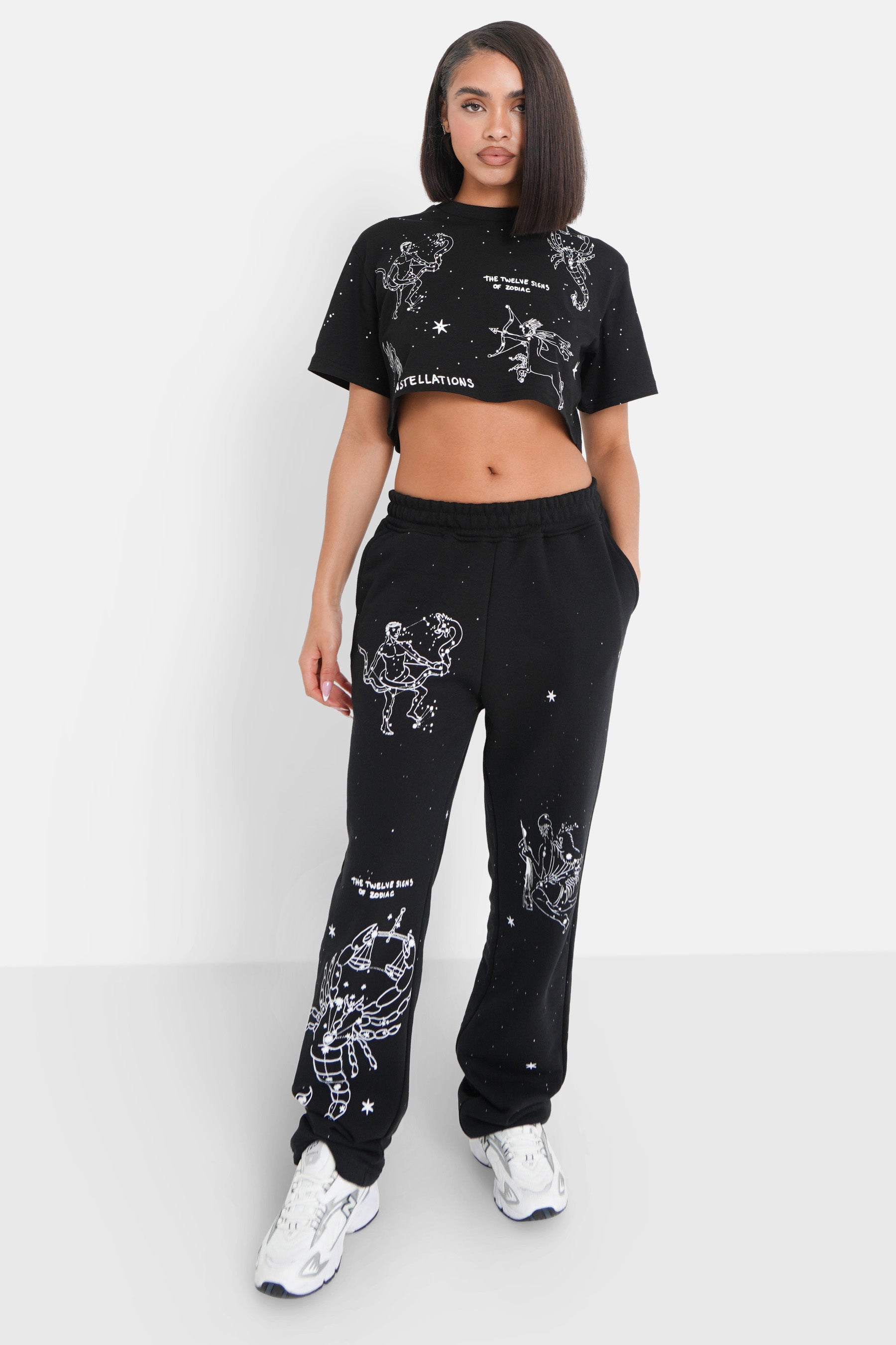 Astrology joggers Black