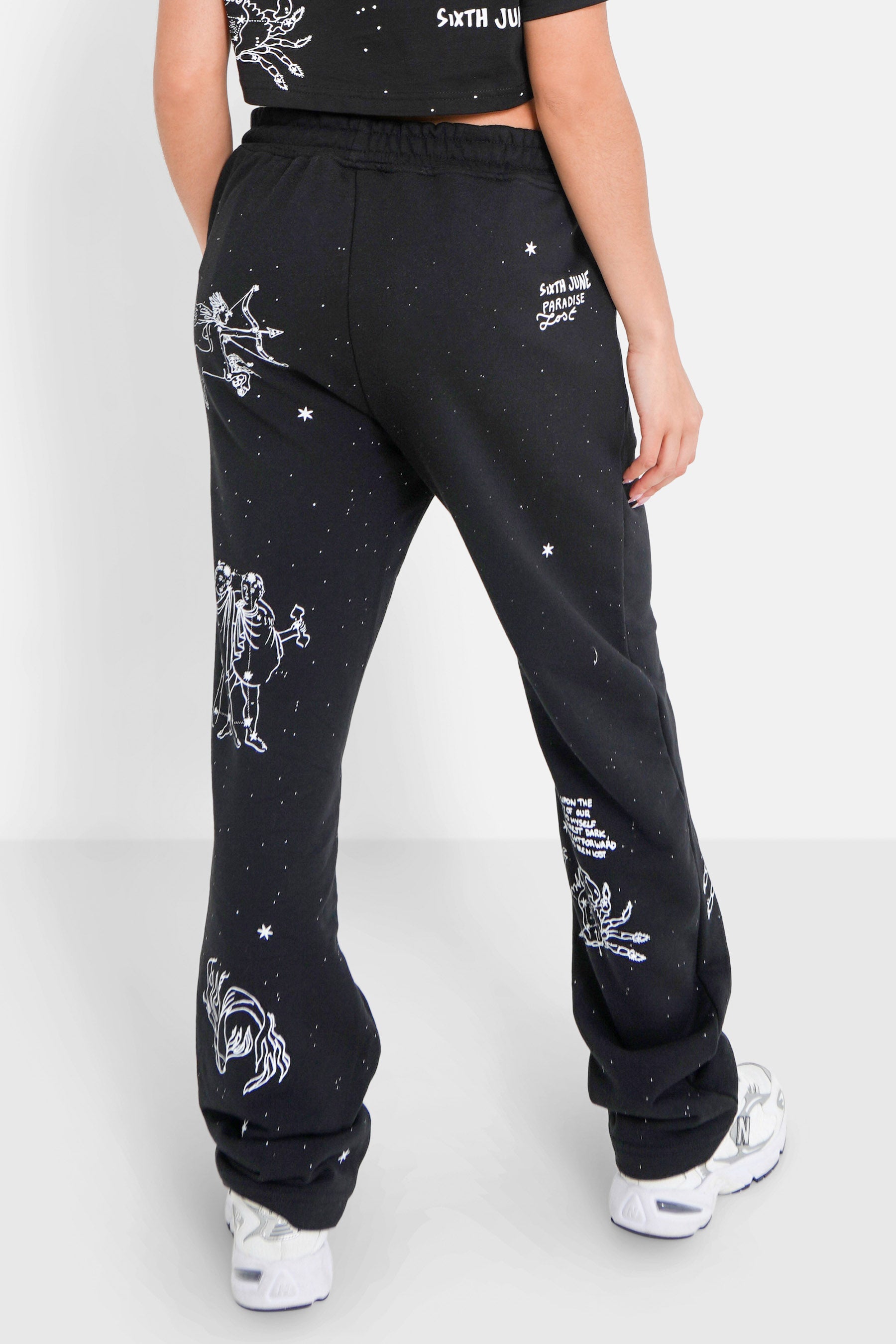 Astrology joggers Black