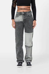 PATCHWORK denim pant