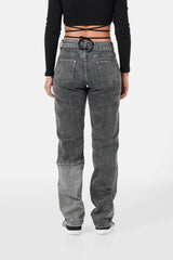 PATCHWORK denim pant