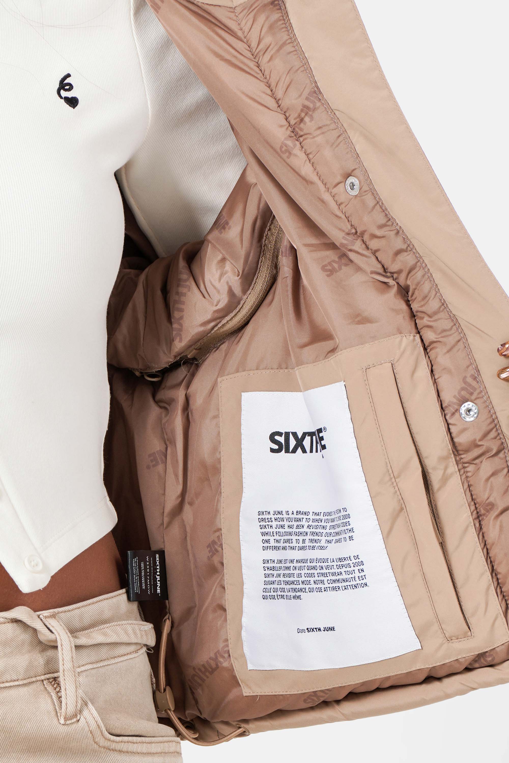 AMOVIBLE sleeves puffer jacket