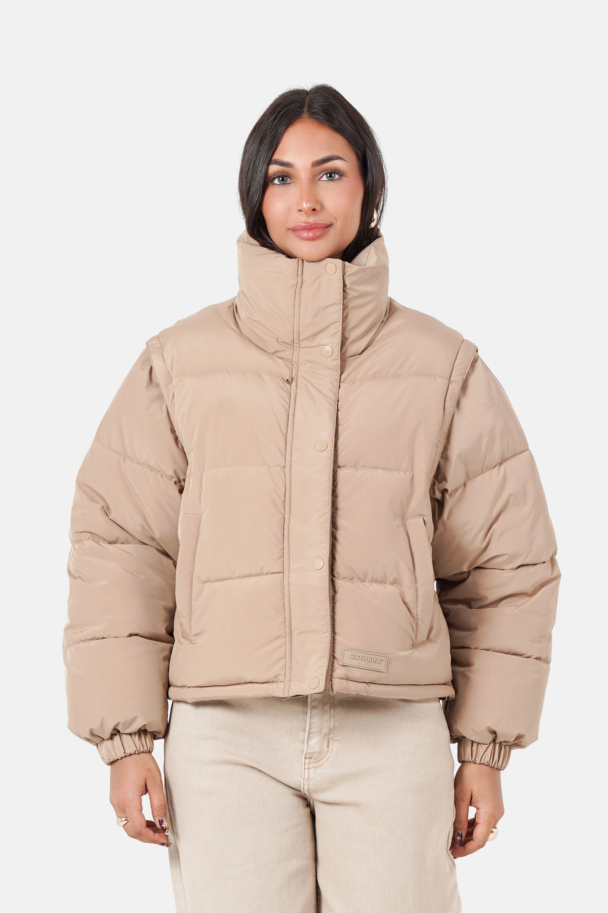 AMOVIBLE sleeves puffer jacket