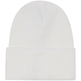 Mütze mit Logo-Patch Weiß