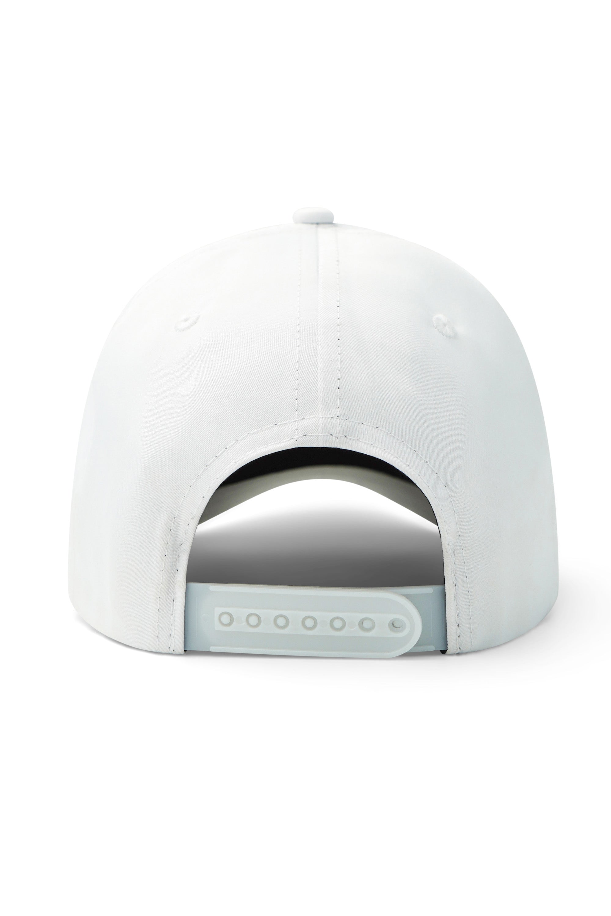 Metallic logo cap White