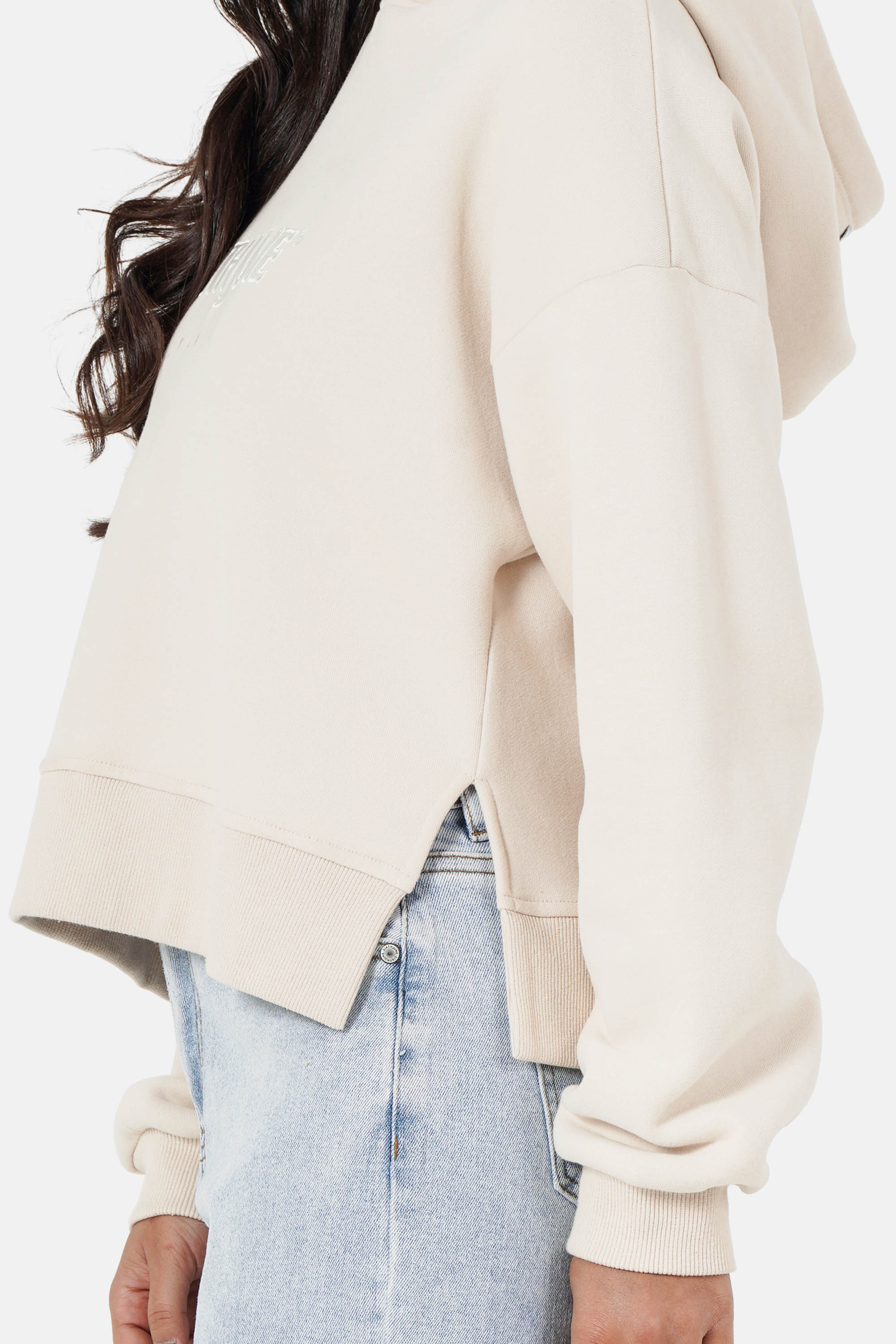 EMBROIDERY printed logo hoodie