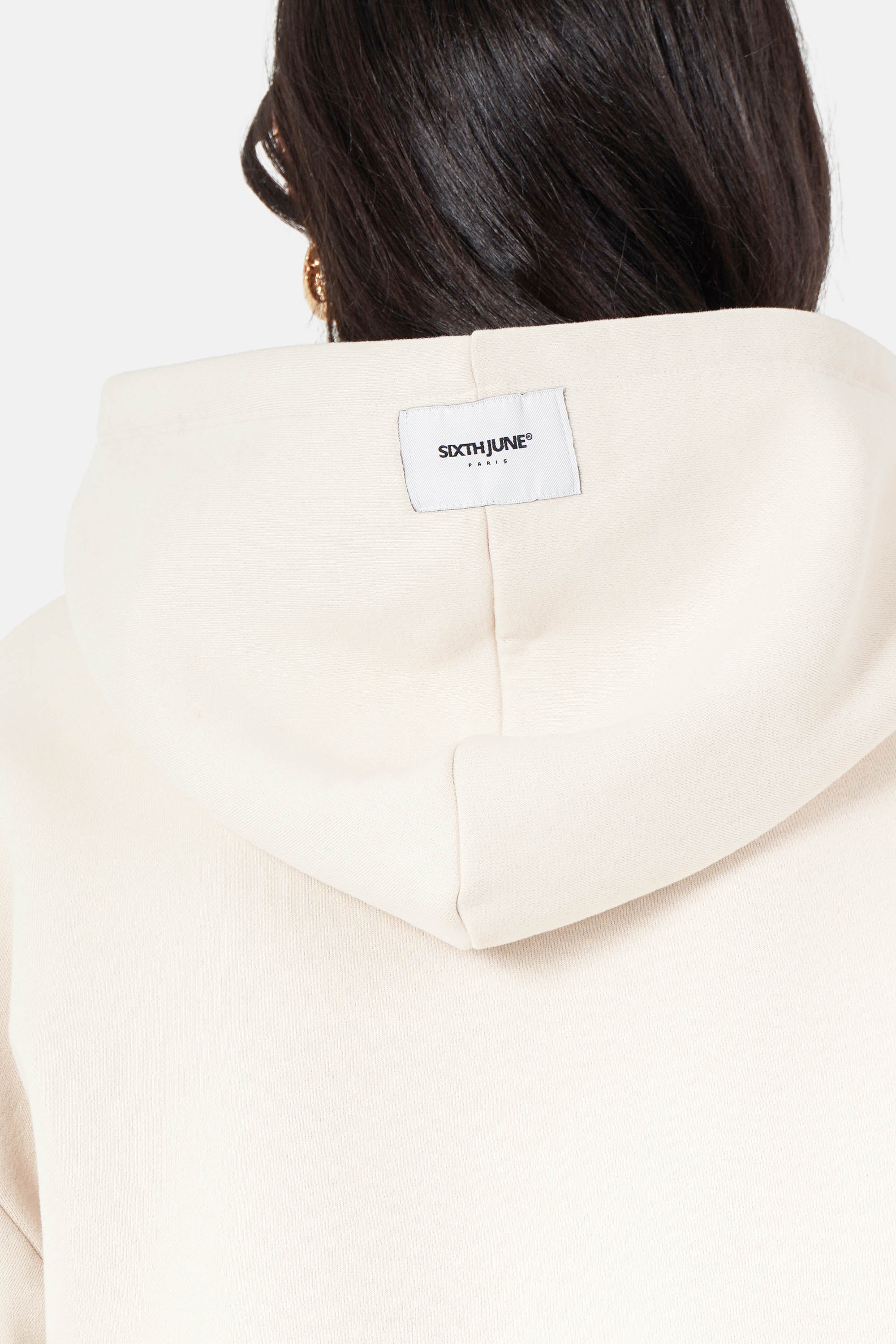 EMBROIDERY printed logo hoodie