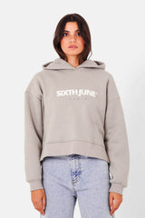 EMBROIDERY printed logo hoodie