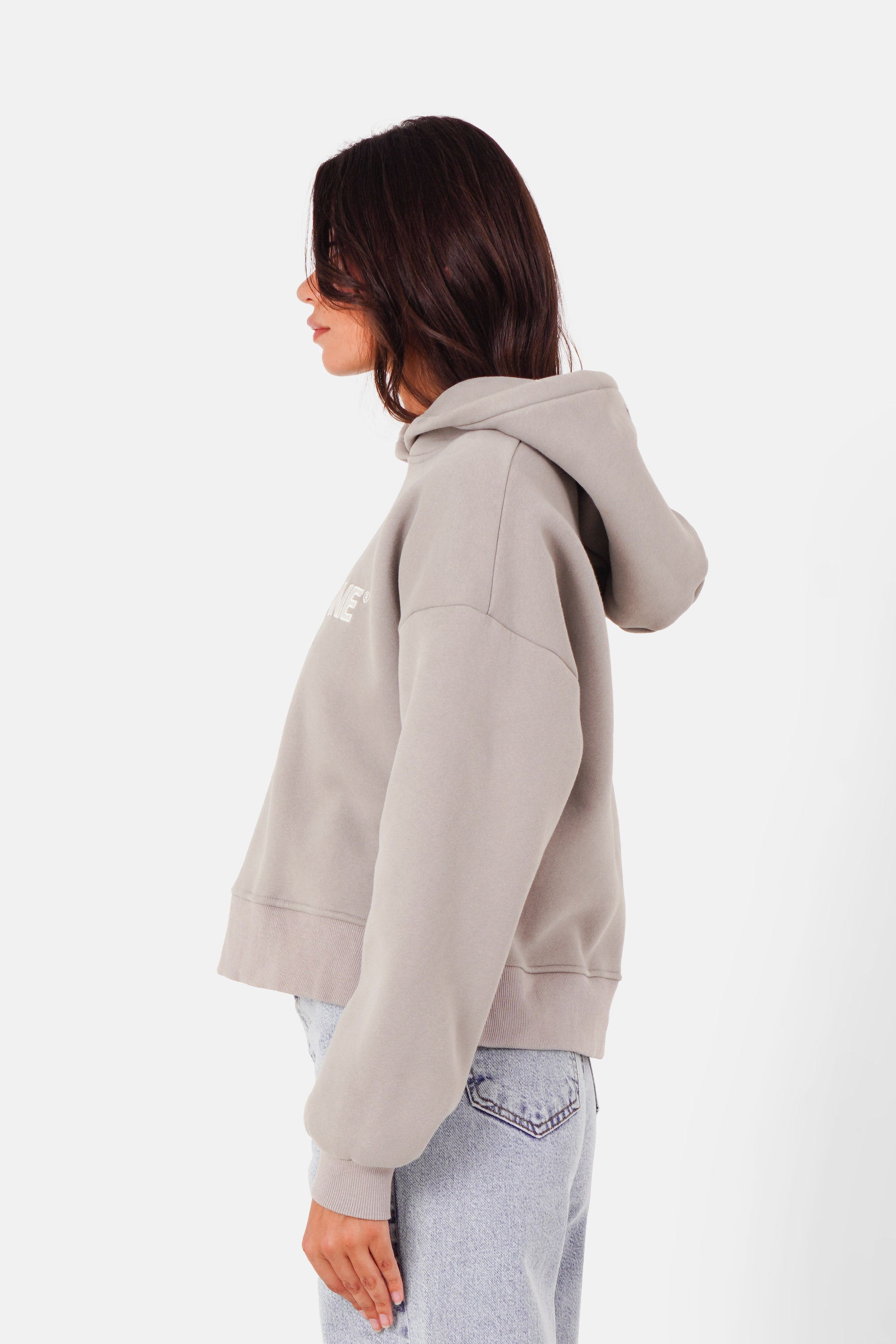 EMBROIDERY printed logo hoodie