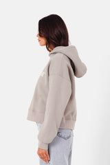 EMBROIDERY printed logo hoodie