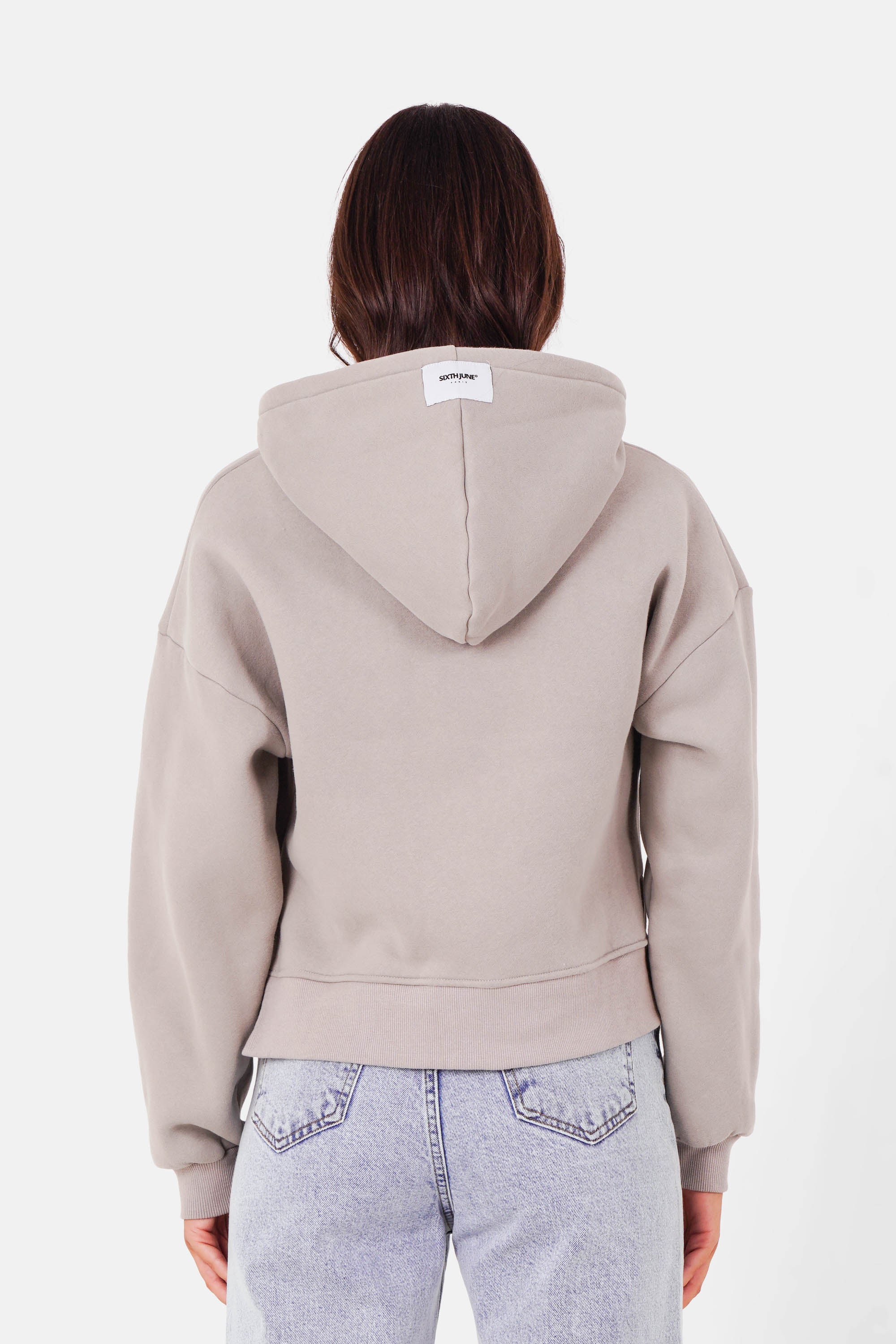 EMBROIDERY printed logo hoodie