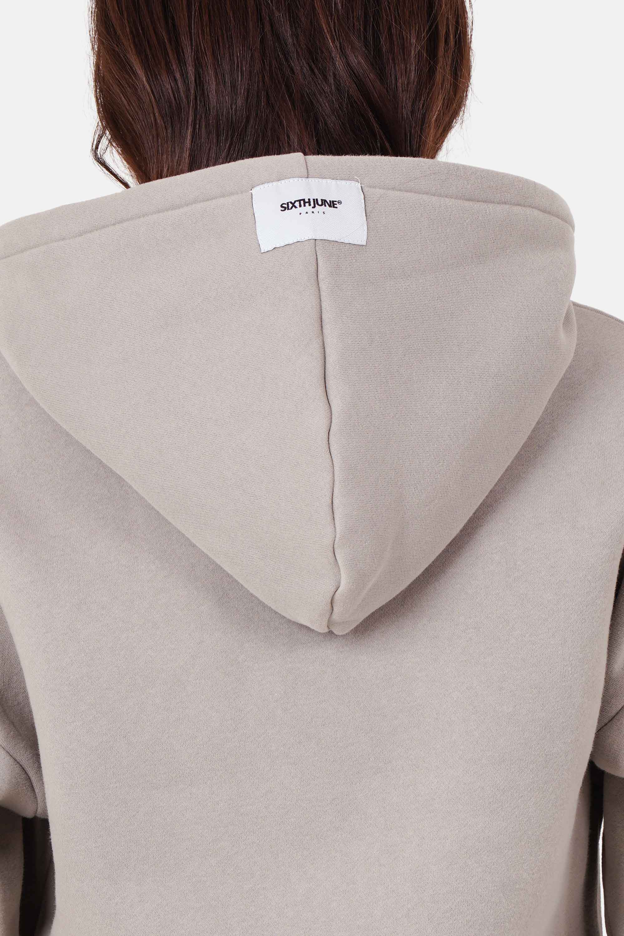 EMBROIDERY printed logo hoodie