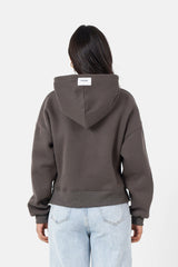 EMBROIDERY printed logo hoodie