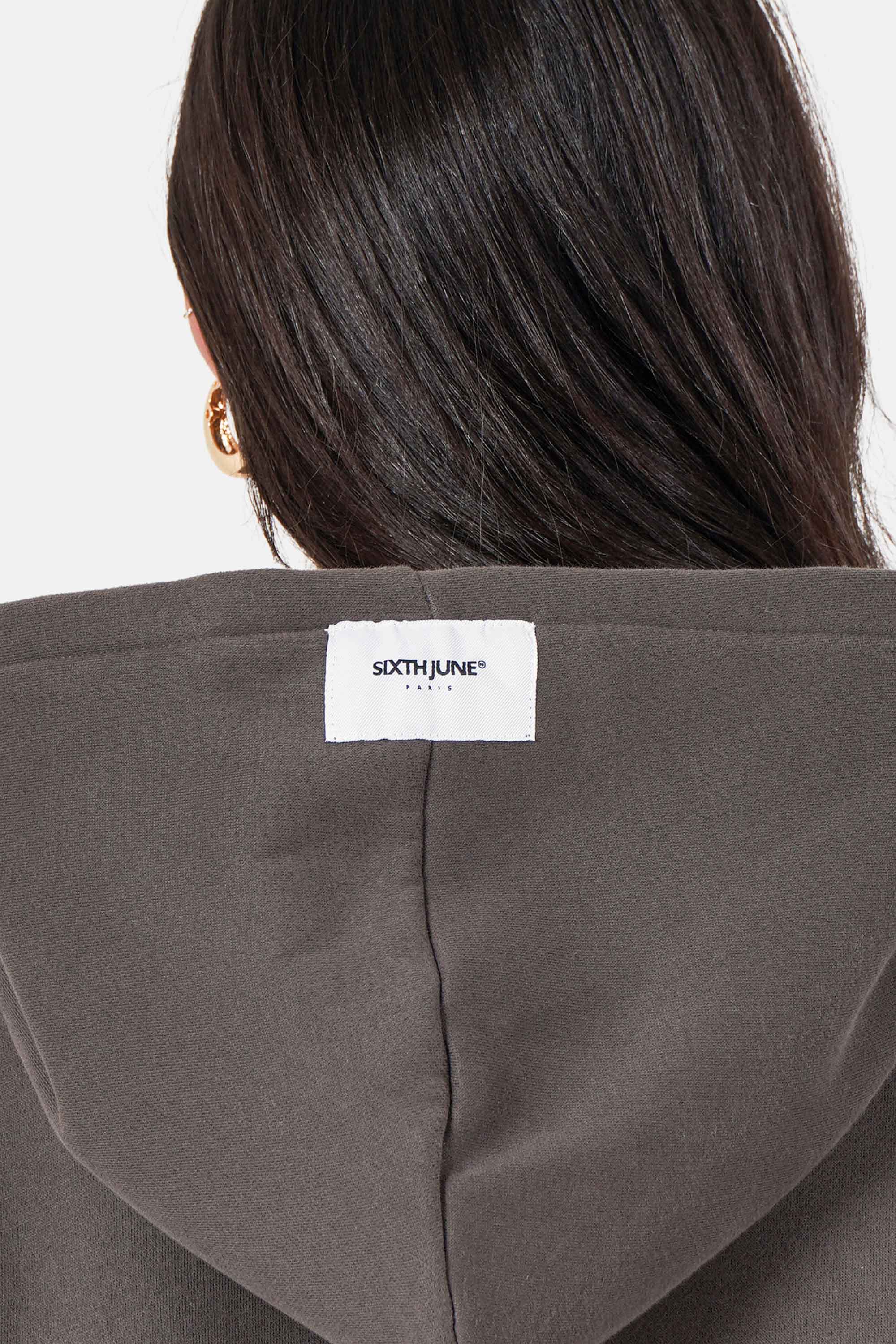 EMBROIDERY printed logo hoodie