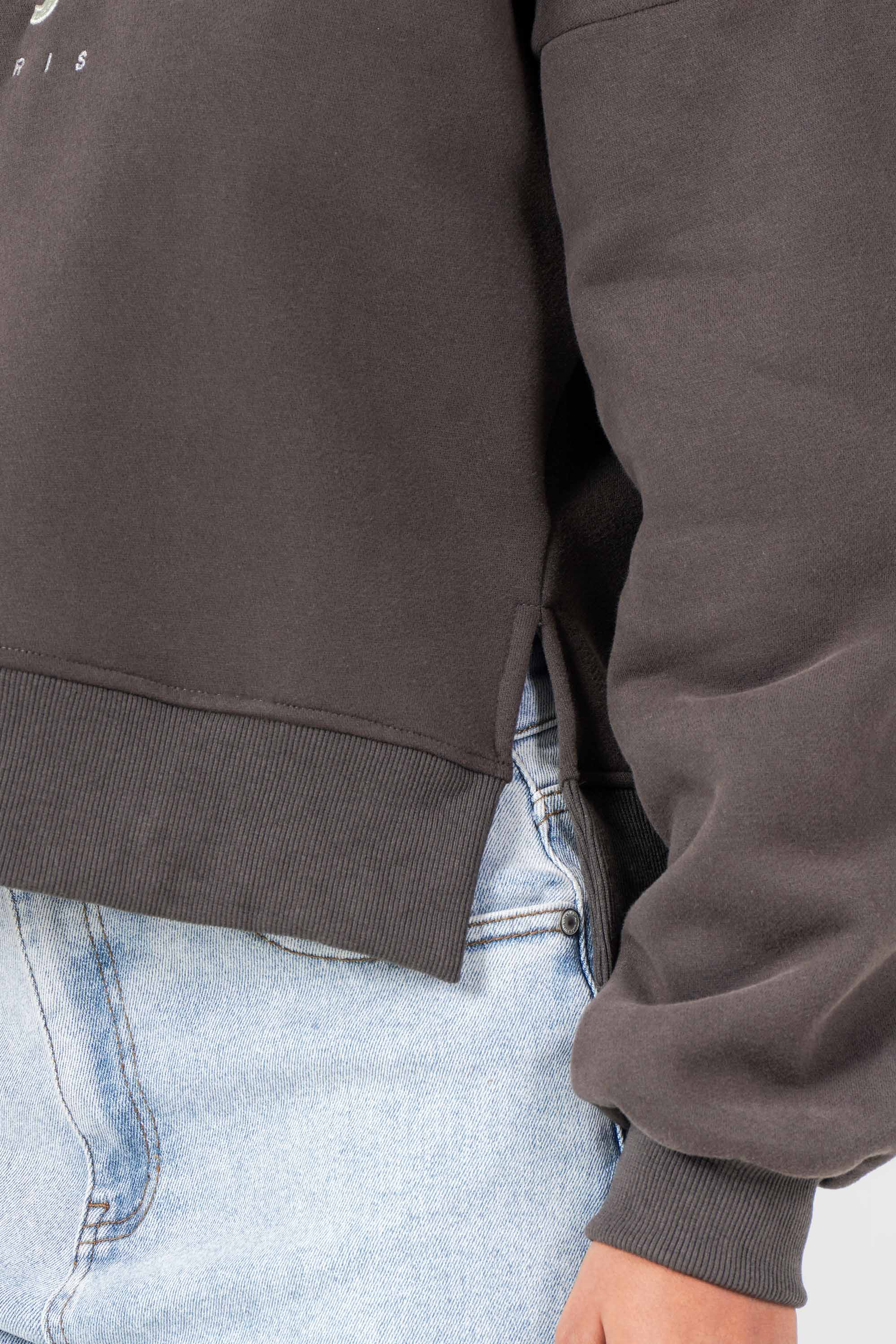 EMBROIDERY printed logo hoodie