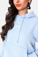 Sweatshirt logo brodé Bleu