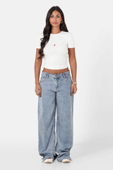 SLIT denim pant
