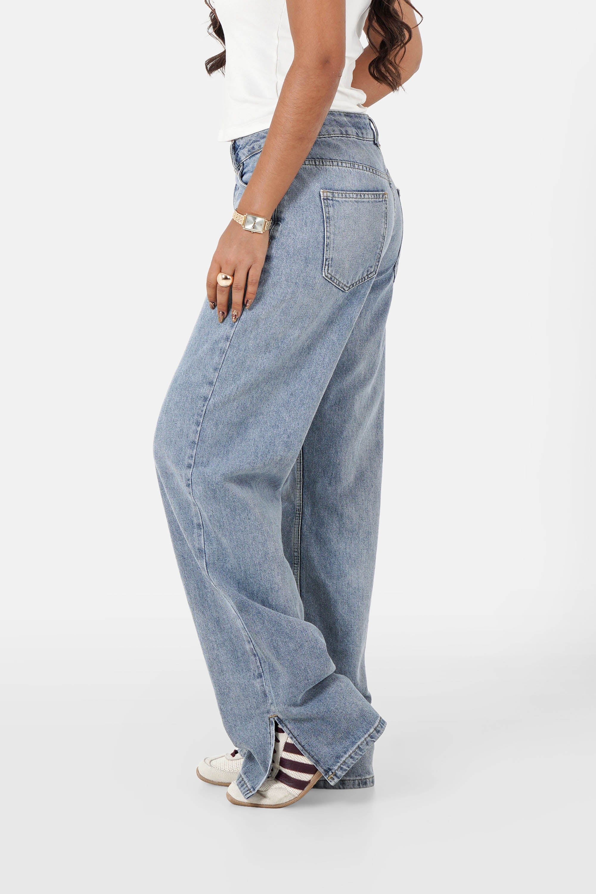 SLIT denim pant