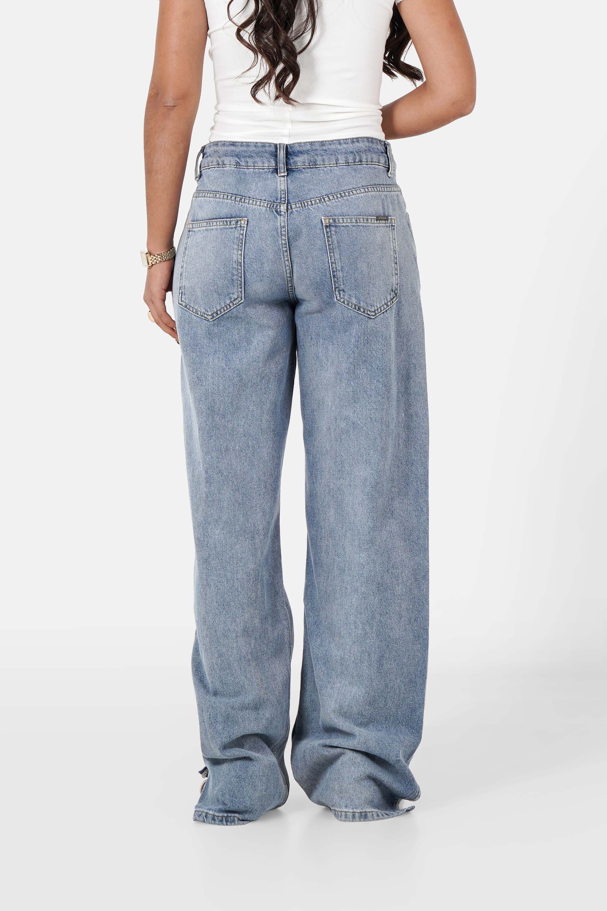 SLIT denim pant