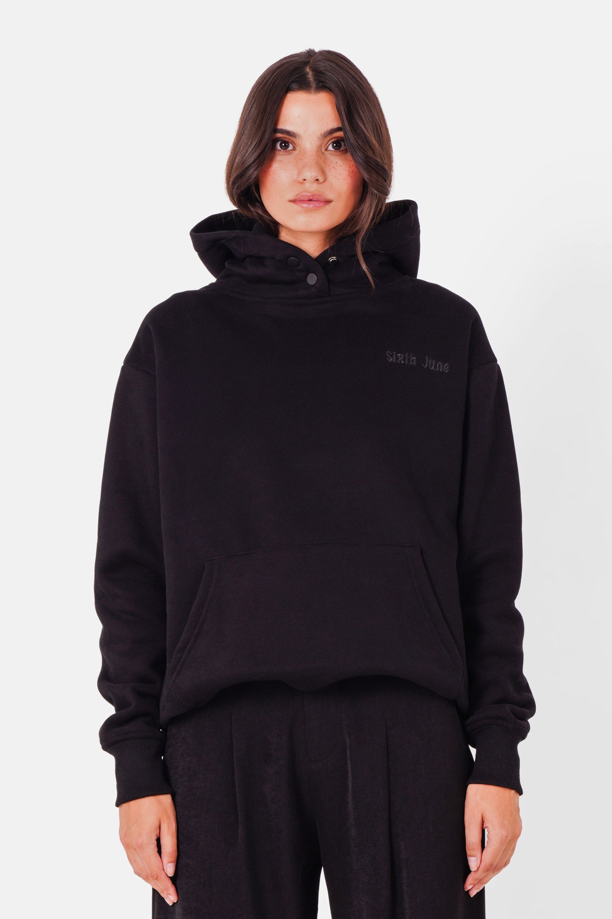 THE FEAR embroidery hoodie