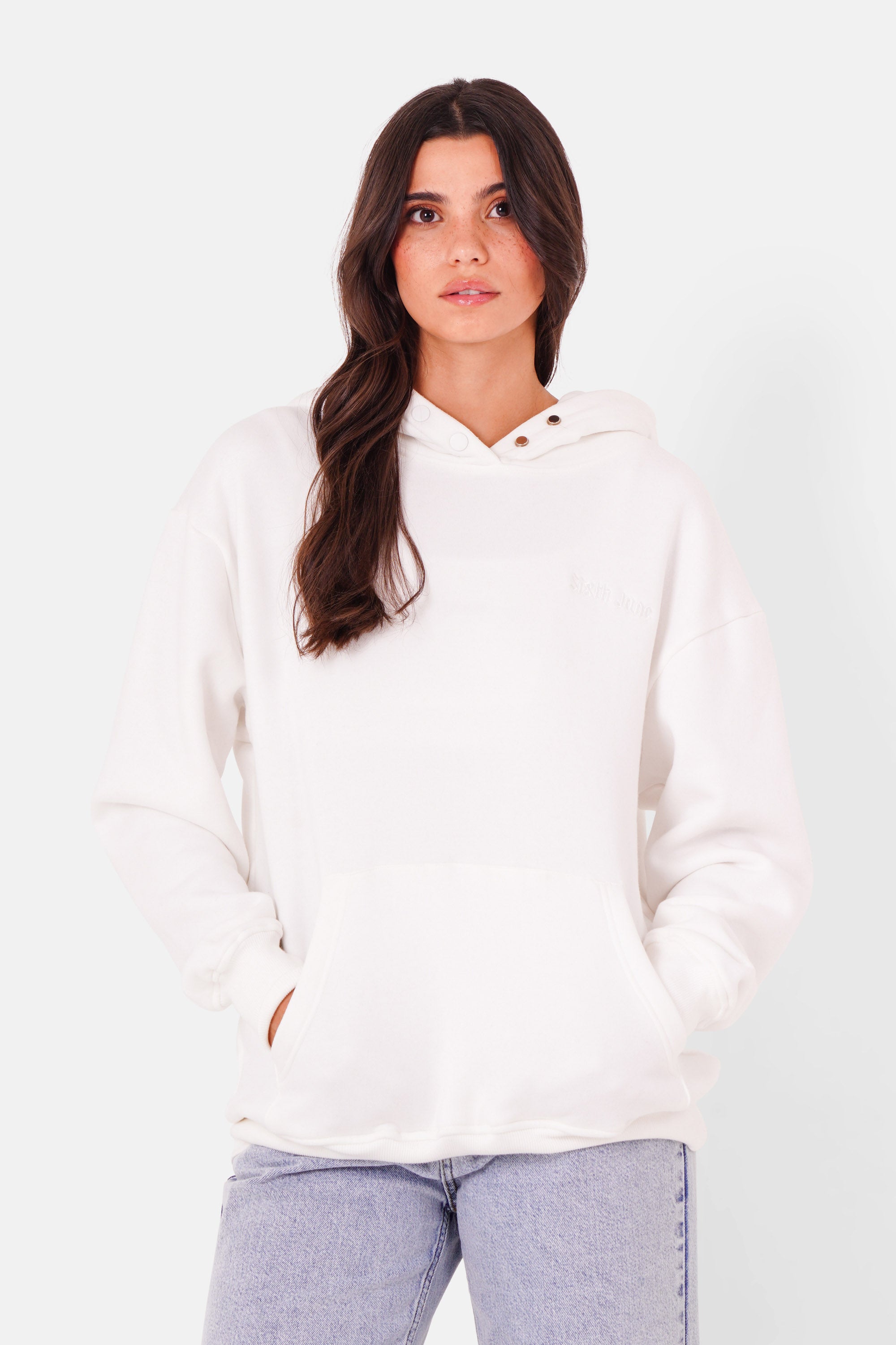 THE FEAR embroidery hoodie