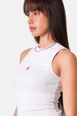 HEART embroidery w/s top