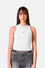 HEART embroidery w/s top