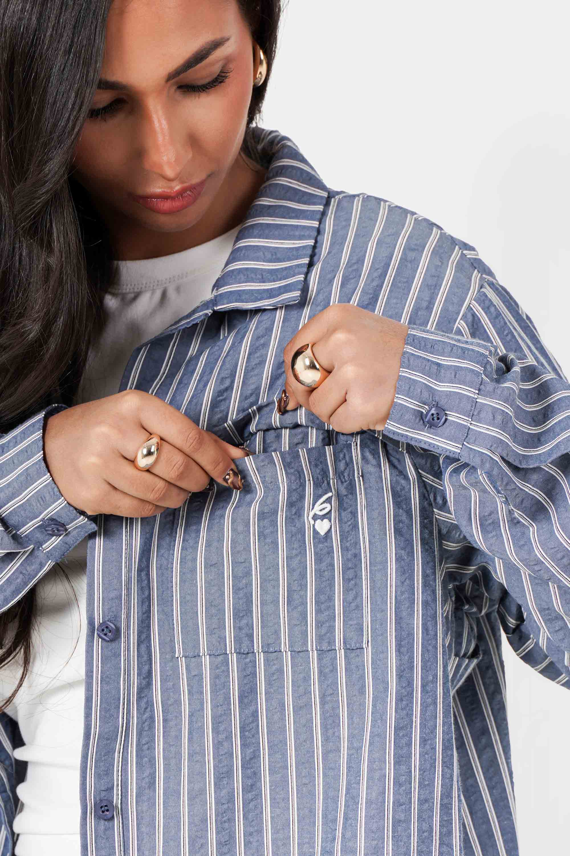 STRIPES 6 heart shirt