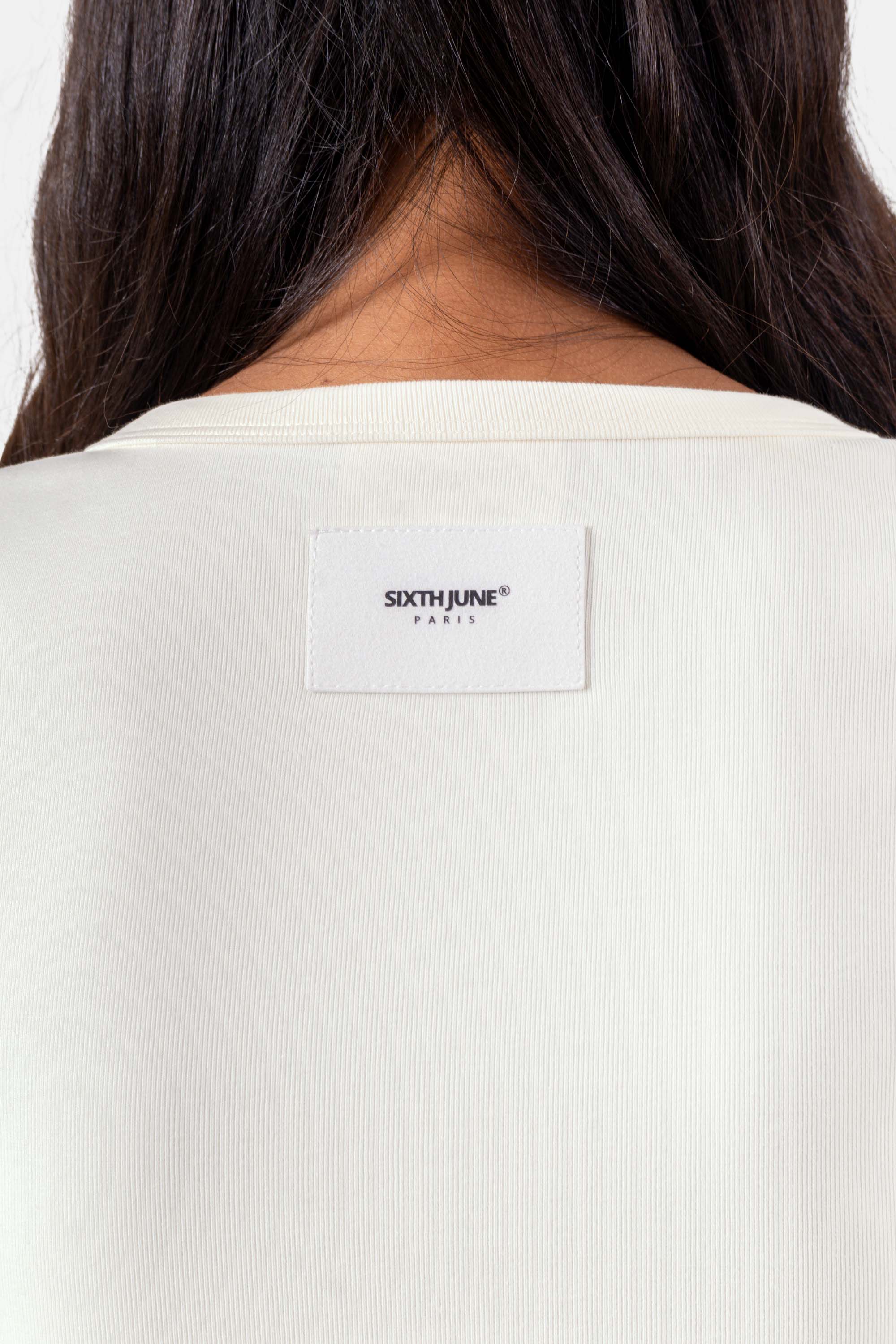 6 HEART buttoned l/s top