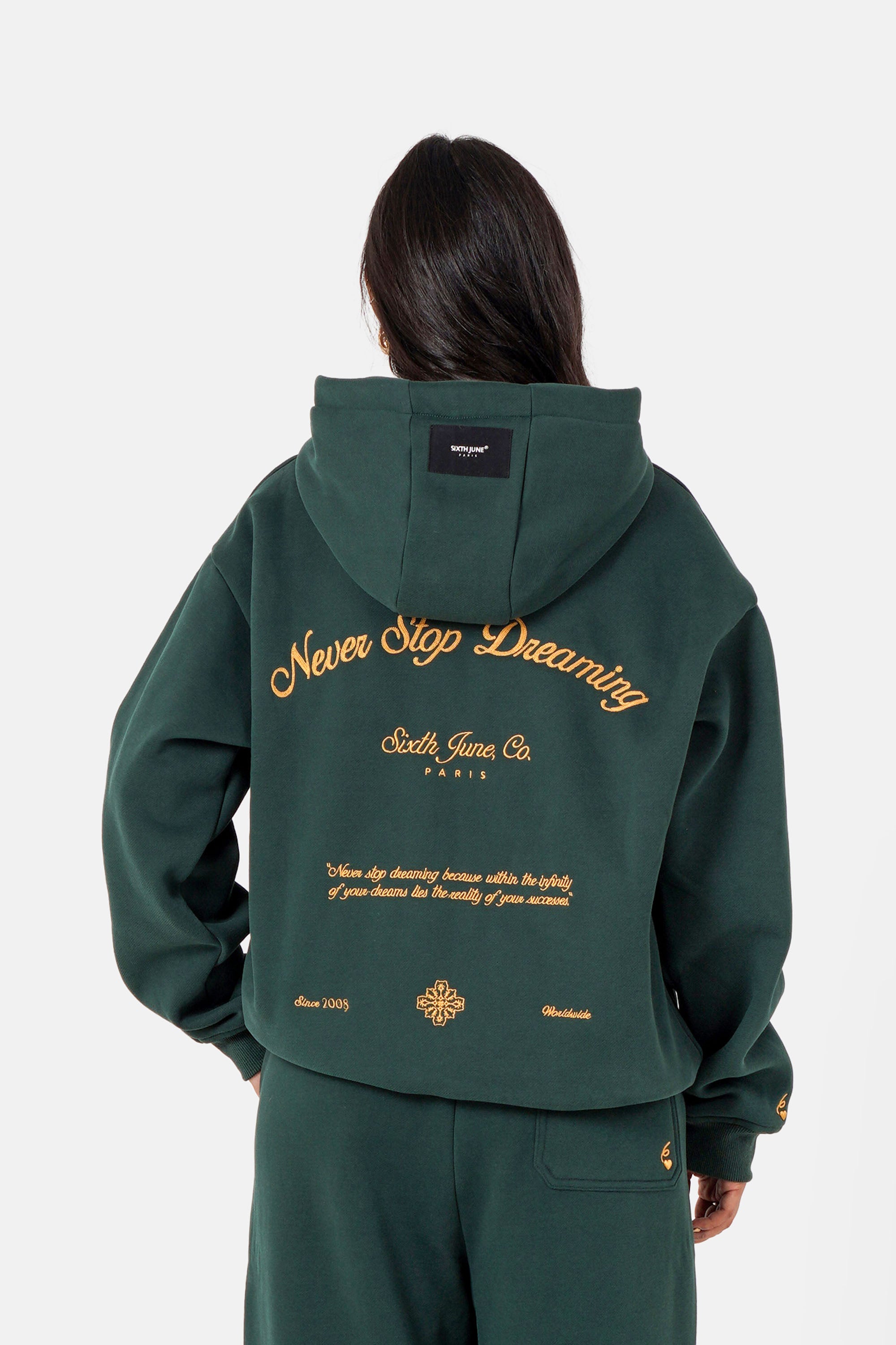 DREAMING printed hoodie