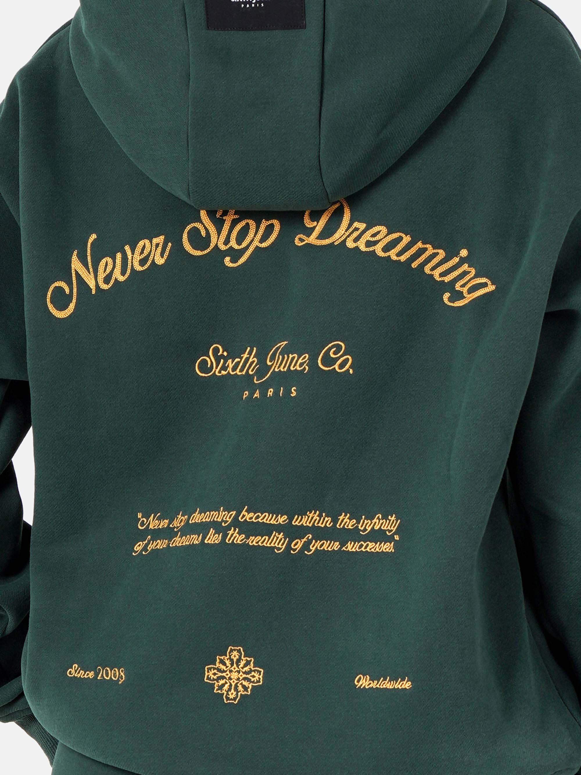 DREAMING printed hoodie