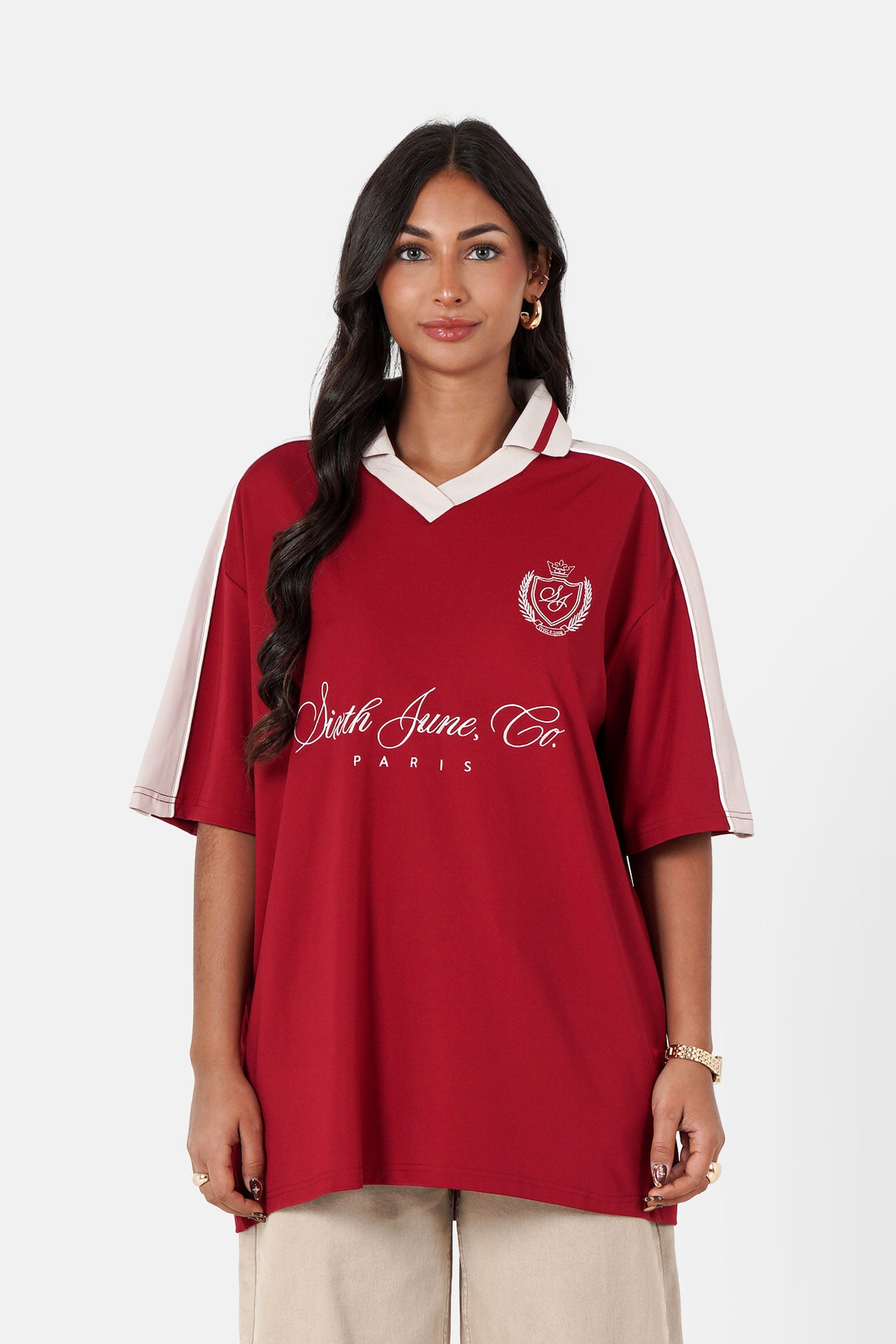 SOCCER embroidery s/s t-shirt