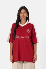 SOCCER embroidery s/s t-shirt