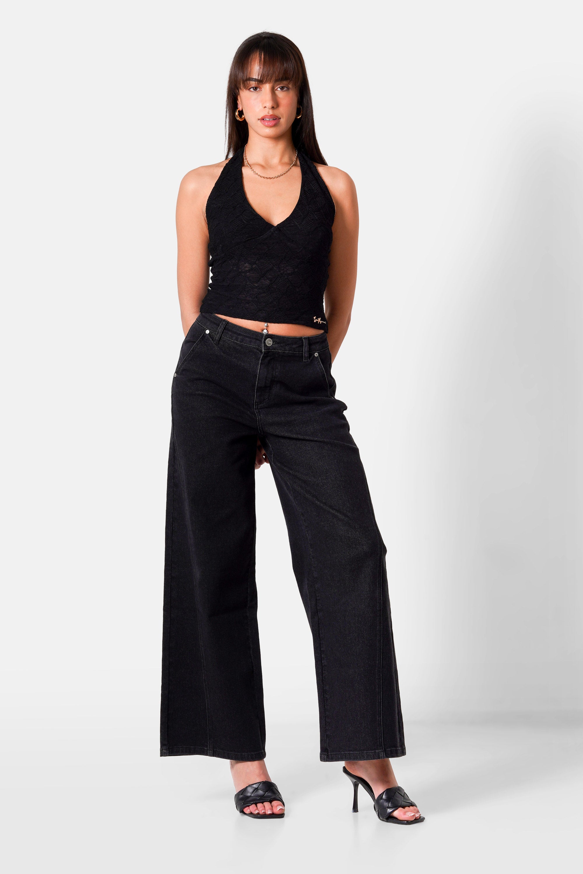 DETAILS wide leg jean