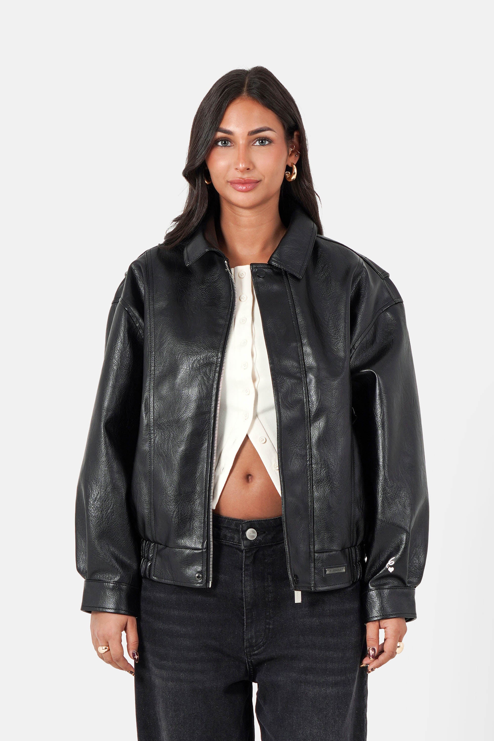VEGAN bomber jacket