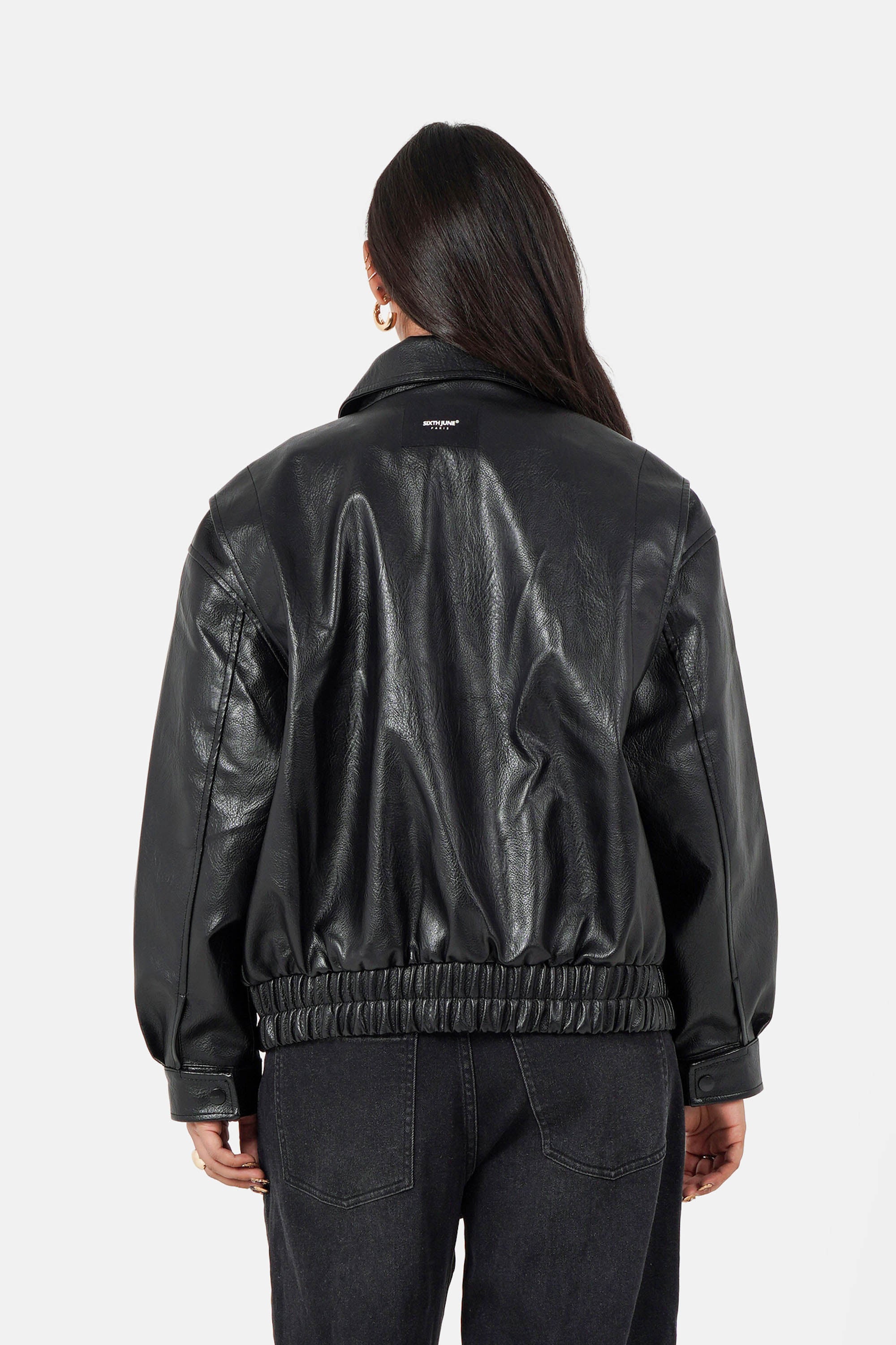 VEGAN bomber jacket