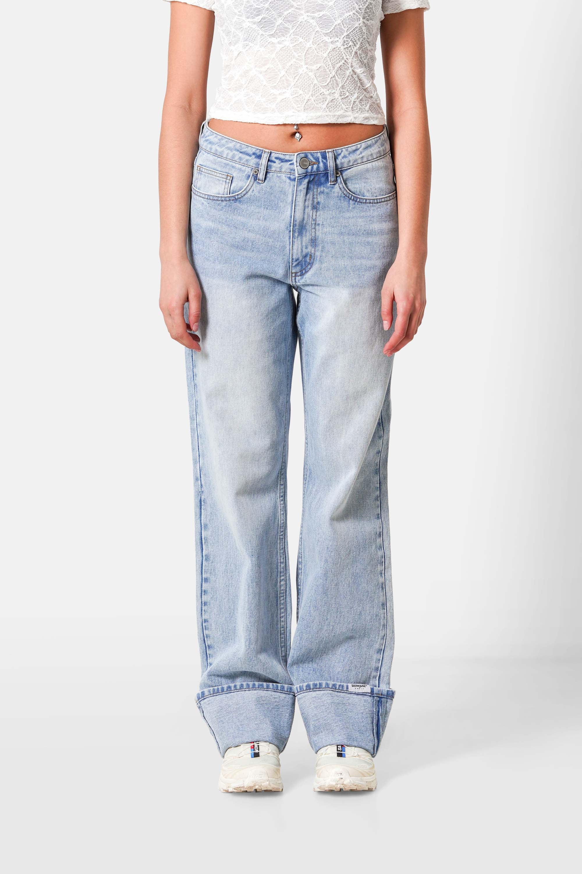 REVERS straight denim jean