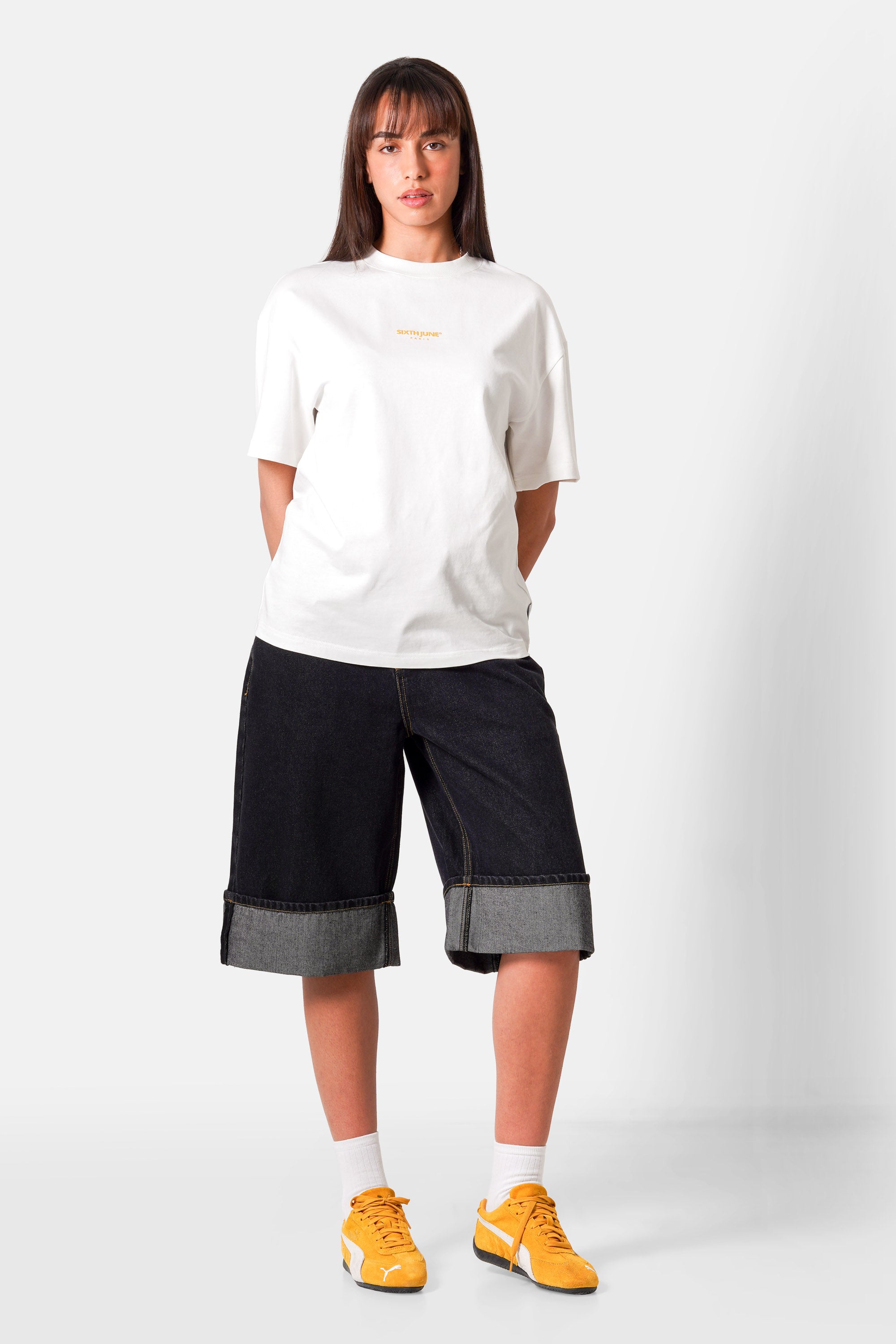 REVERS denim short
