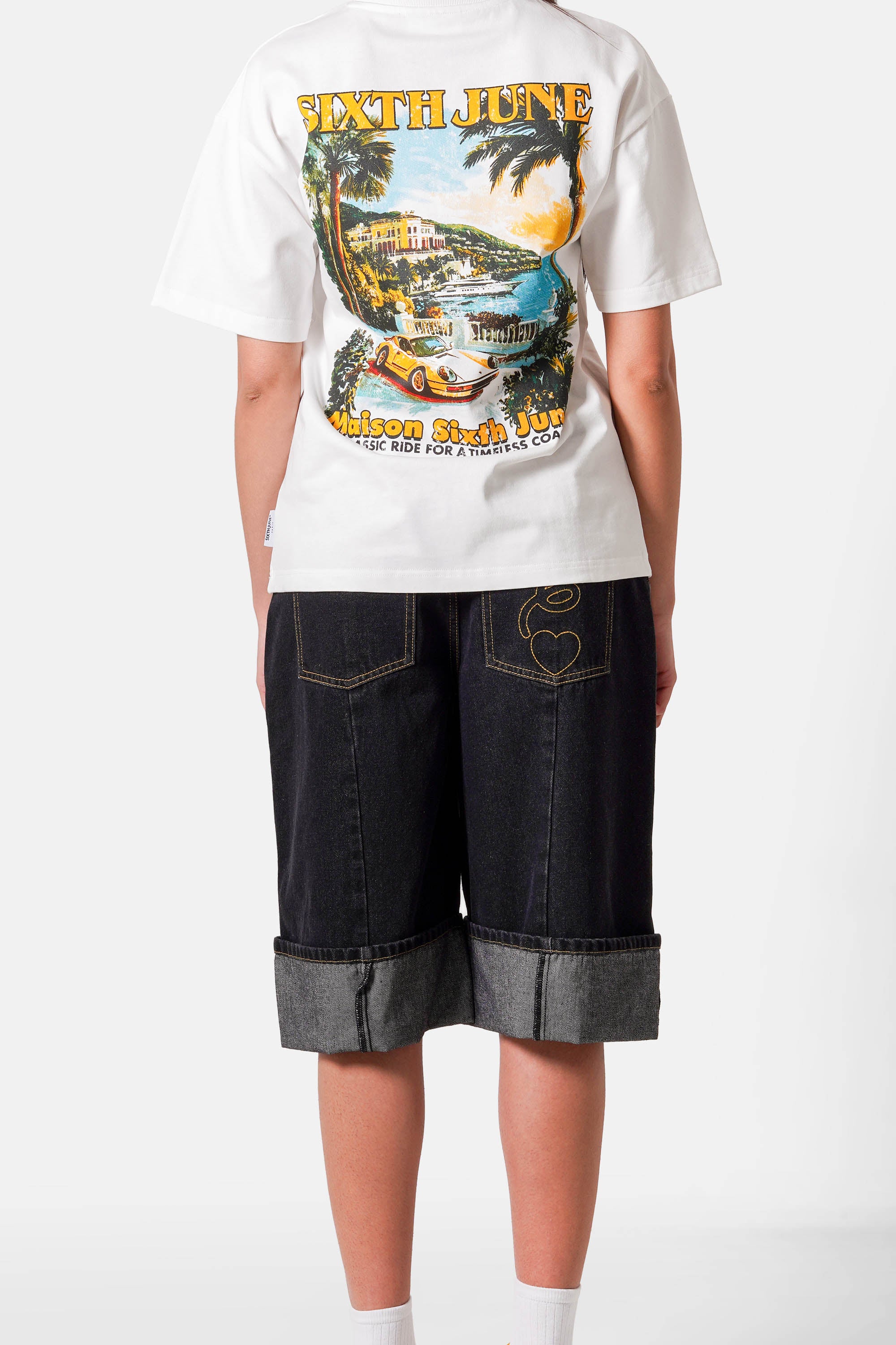 REVERS denim short