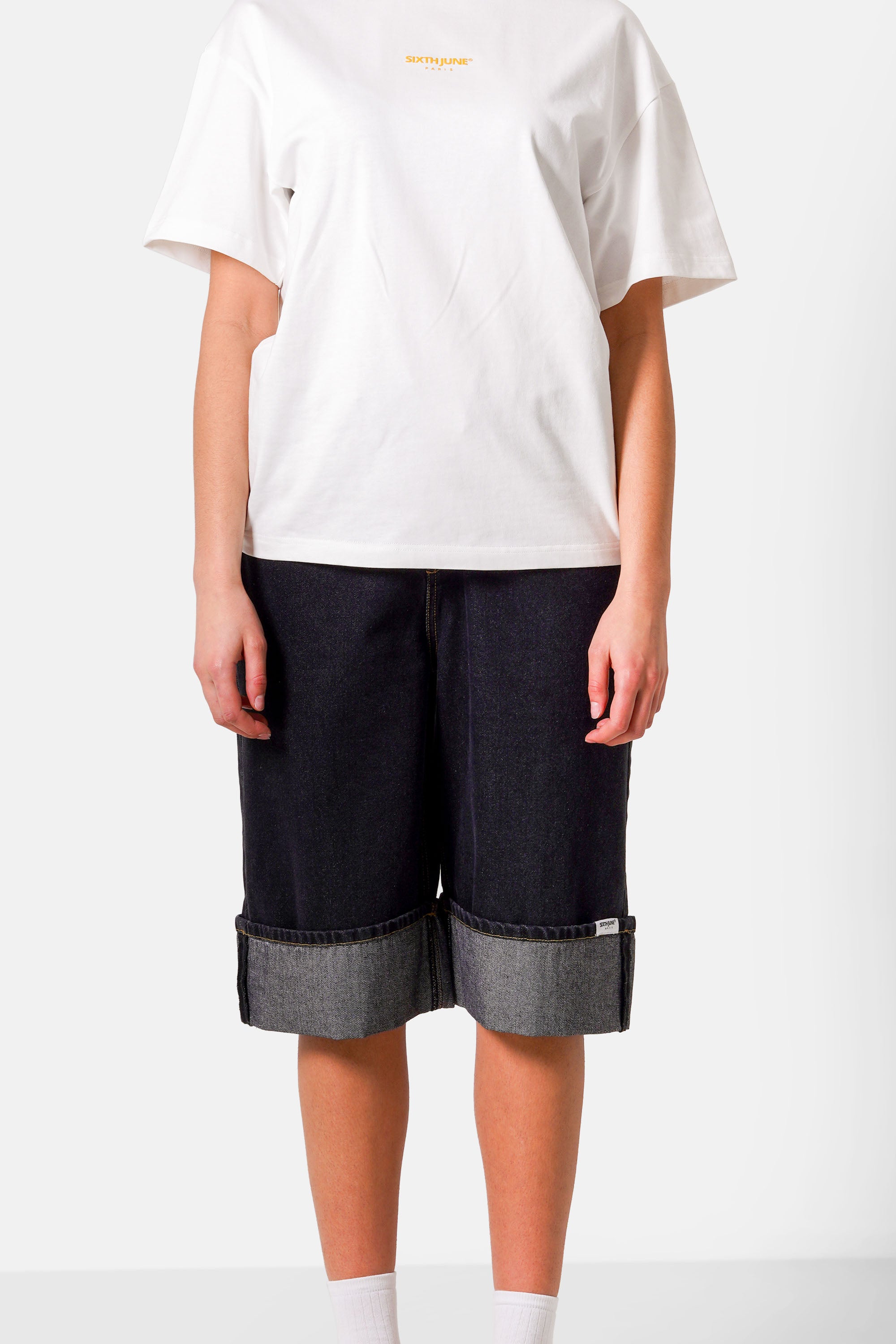REVERS denim short