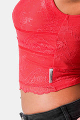 TEXTURED lace w/s top