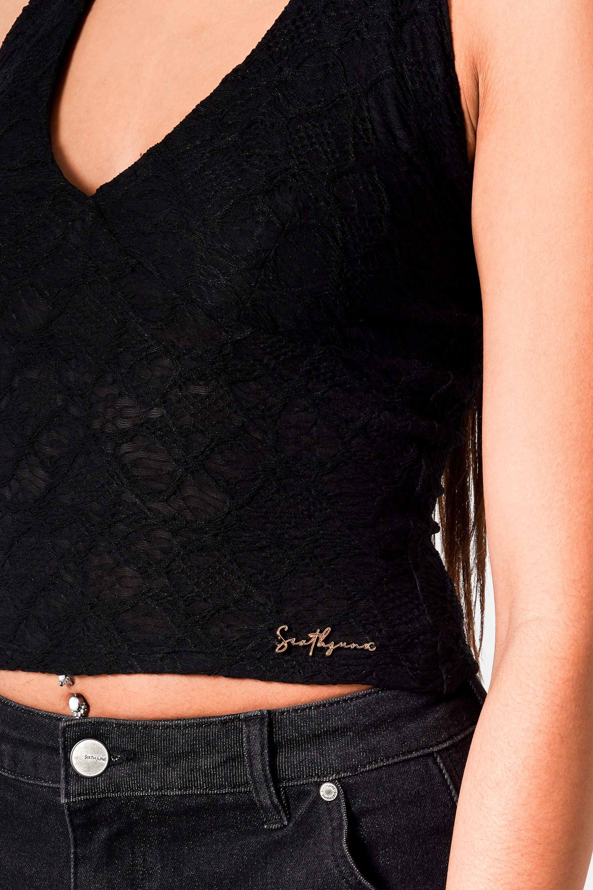 TEXTURED fantasy w/s top