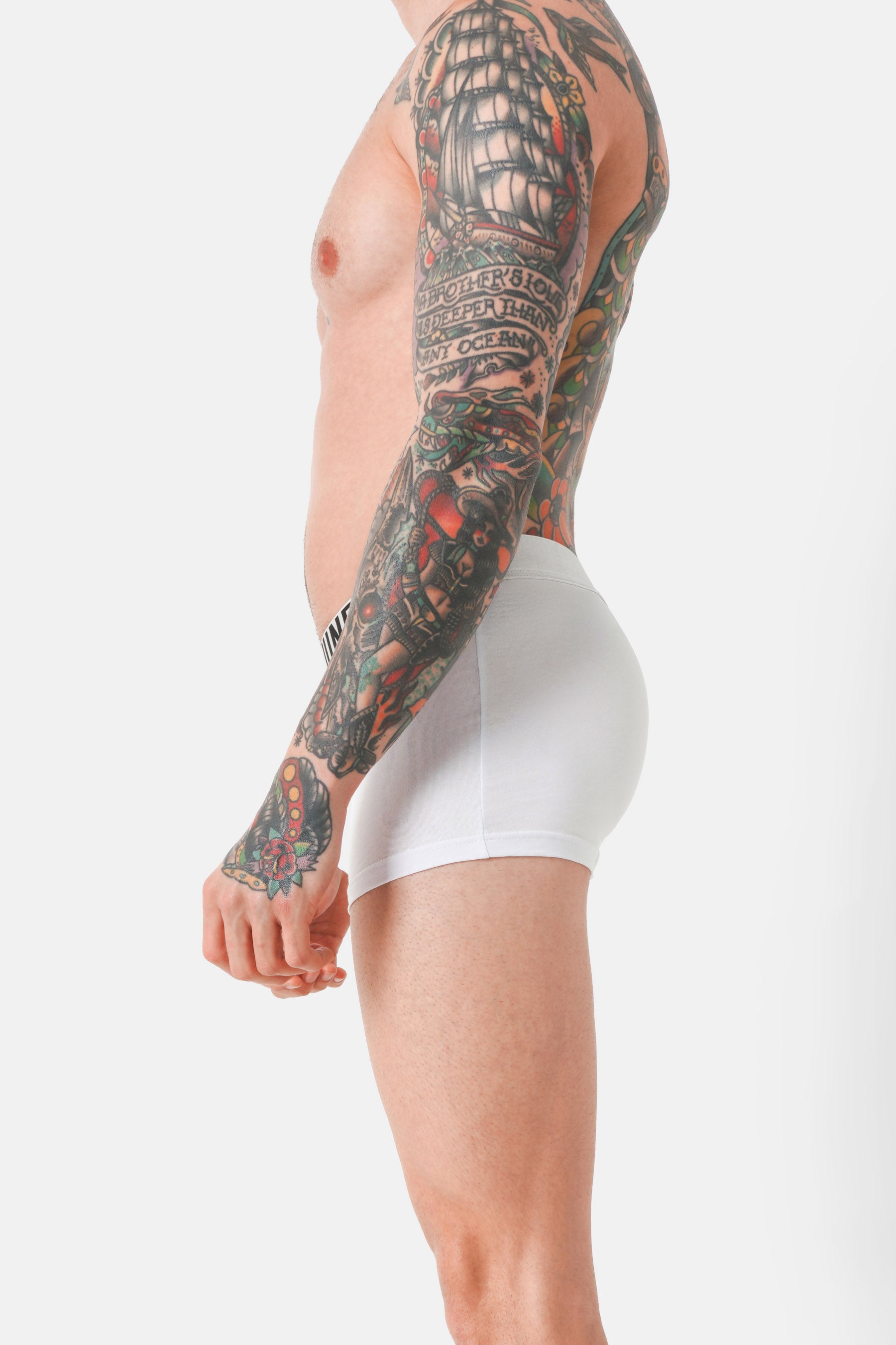 Logo Boxers White