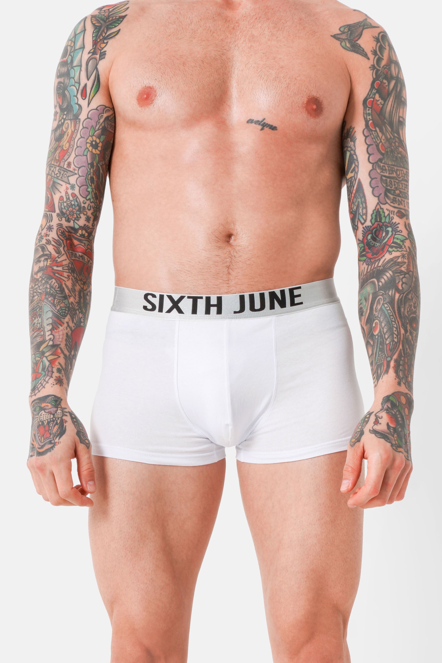 Logo Boxers White