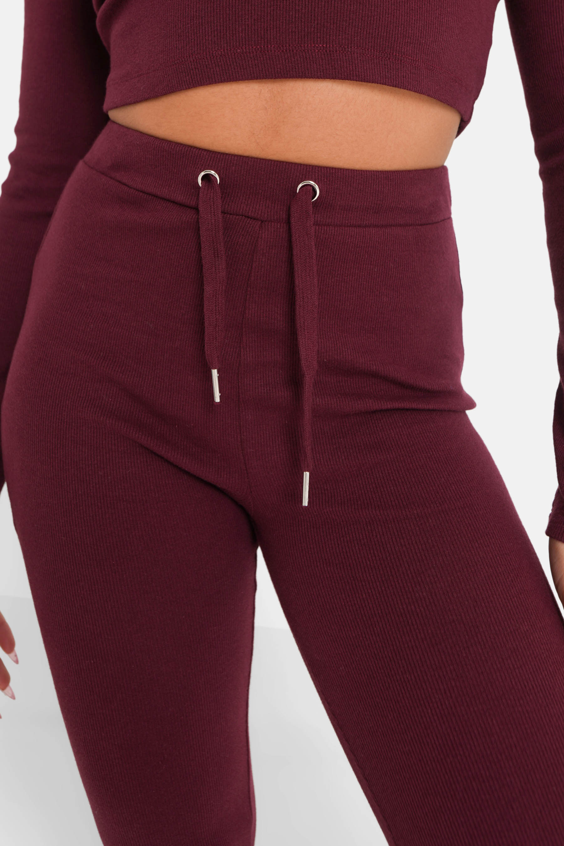 Pantalon flare Violet foncé