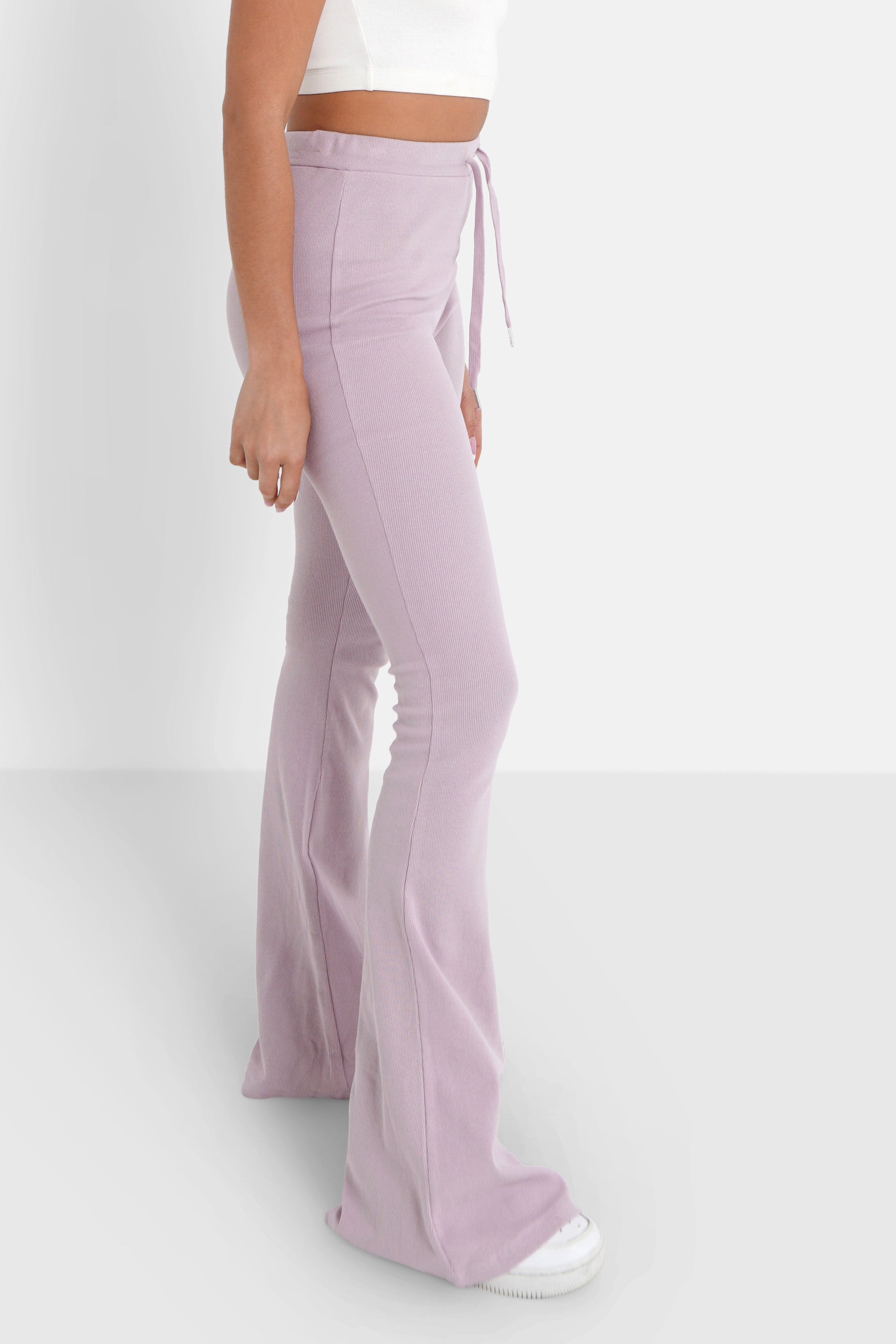 Pantalon flare Violet clair