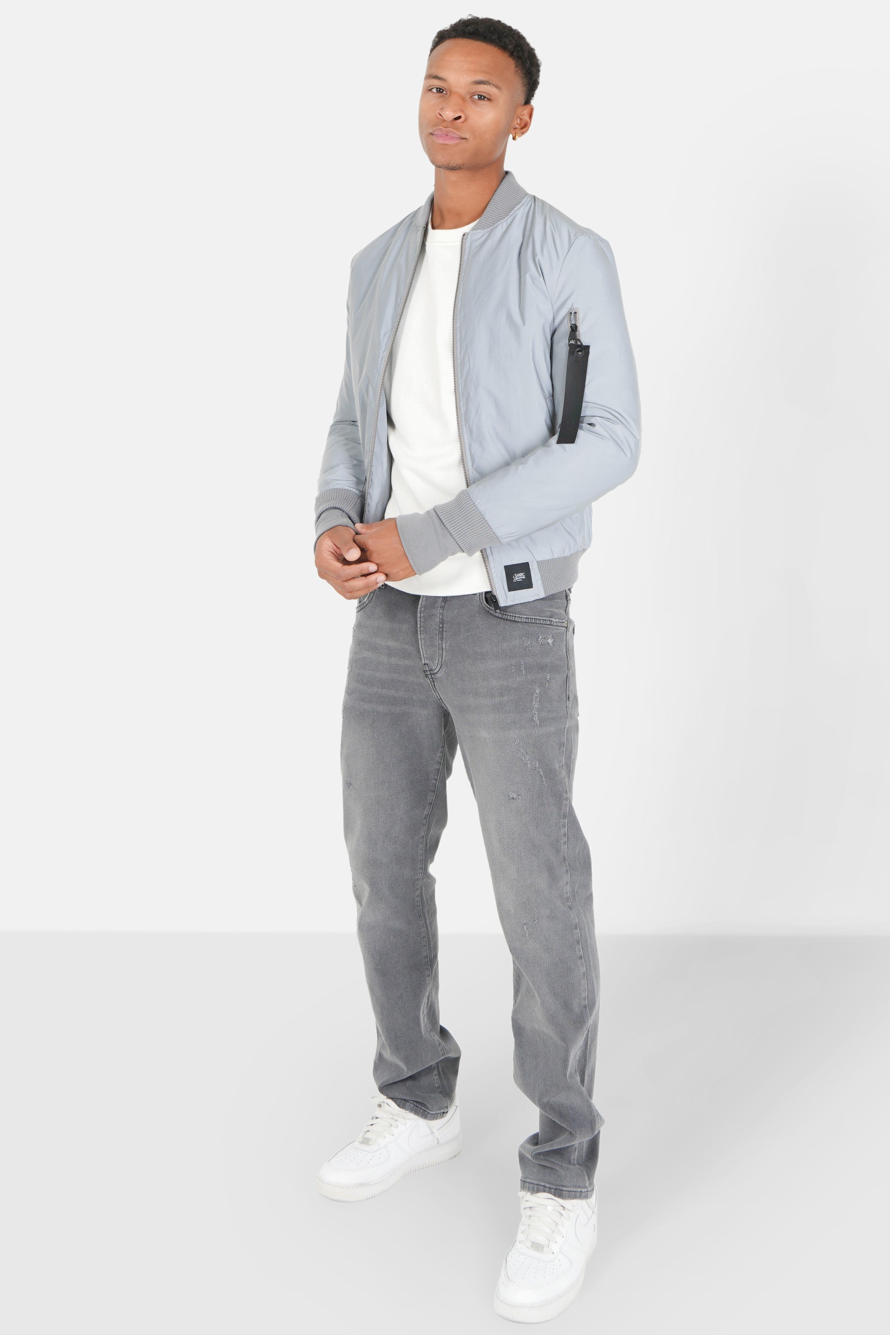 Reflective bomber grey